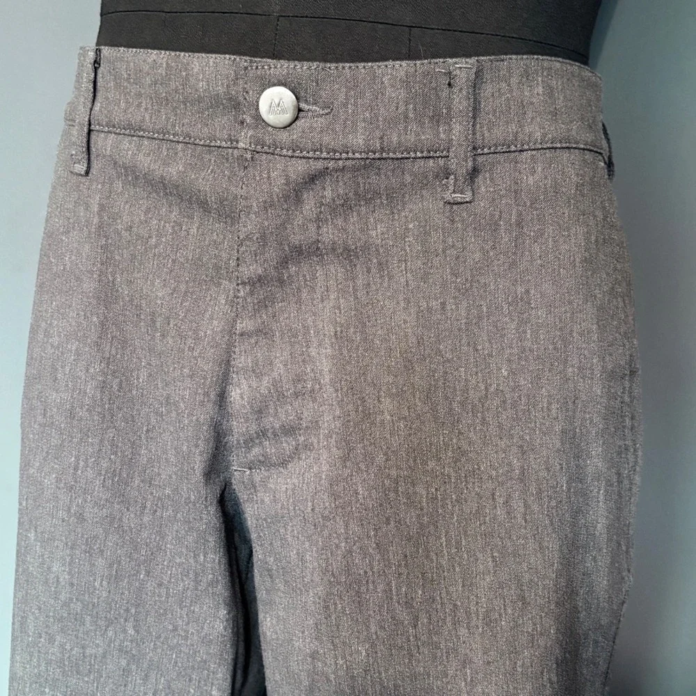 Mizzen+Main Performance Dress Pants‎ | Size 32 x 31 | Gray Straight Leg - USA